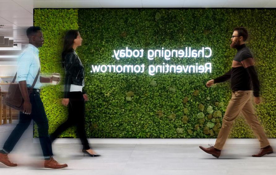 Living wall challenging today reinventing tomorrow